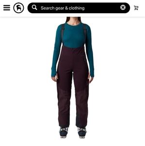 Mountain Hardwear high exposure gore-tex bib pants